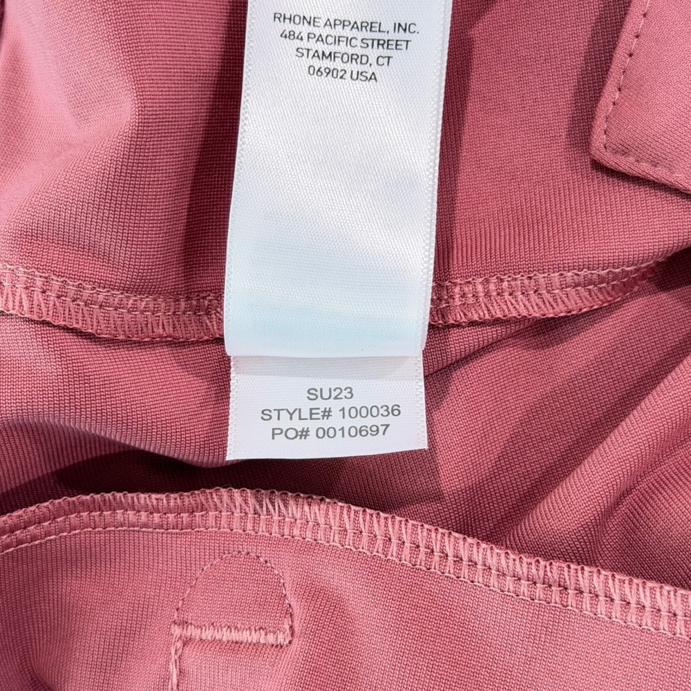 Rhone Commuter Pants Mens 38 Pink Slim Straight Performance Trousers 100036 SU23 - Picture 4 of 13